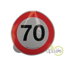 AUTOCOLANT INDICATOR LIMITA DE VITEZA 70KM/H