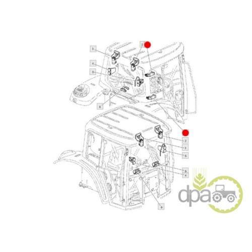 BALAMA GEAM LATERAL STANGA SAU DREAPTA SPATE