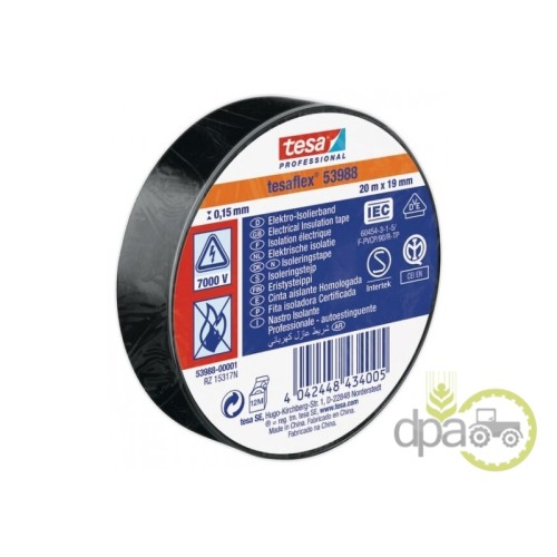 BANDA IZOLATOARE NEAGRA 19MM 20M