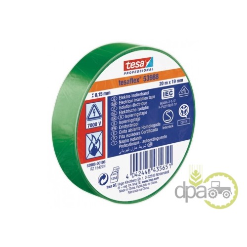 BANDA IZOLATOARE VERDE 19MM 20M