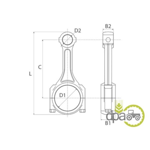 BIELA MOTOR