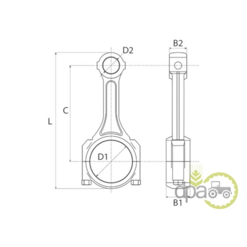 BIELA MOTOR