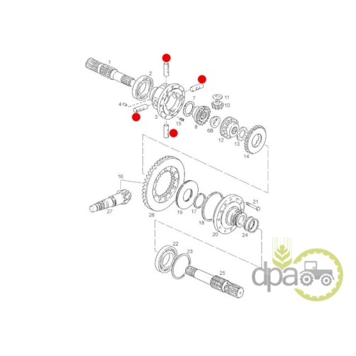 BOLT CARCASA DIFERENTIAL SPATE