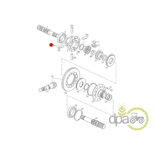 BOLT CARCASA DIFERENTIAL SPATE