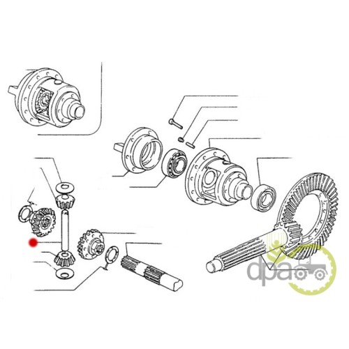 BOLT CARCASA DIFERENTIAL SPATE