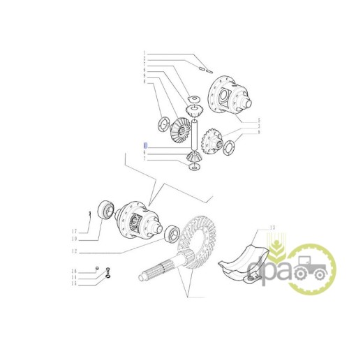 BOLT CARCASA DIFERENTIAL SPATE