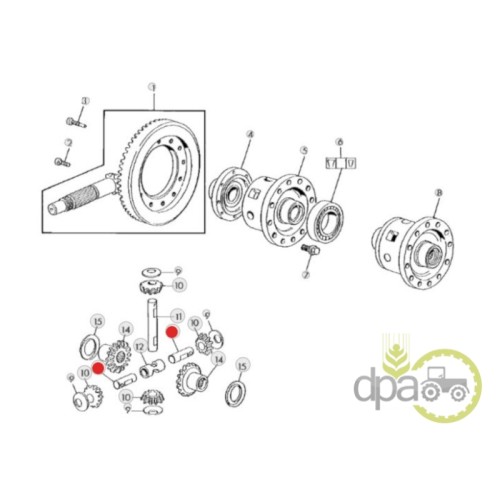 BOLT CARCASA DIFERENTIAL SPATE