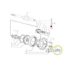 BOLT PINION SATELIT FATA