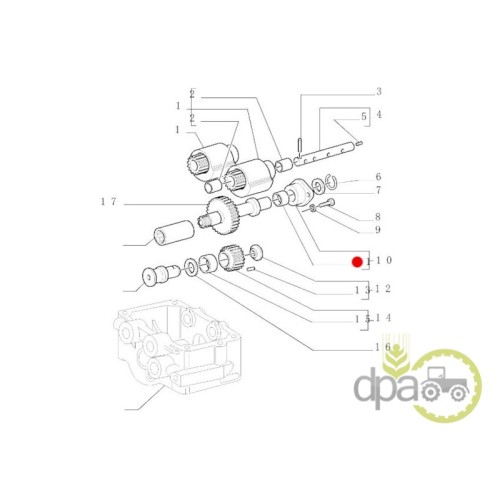 BUCSA SISTEM ECHILIBRARE MOTOR