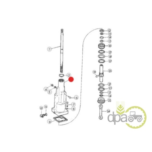 CARCASA AX CASETA DIRECTIE