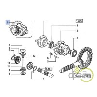 CARCASA DIFERENTIAL SPATE