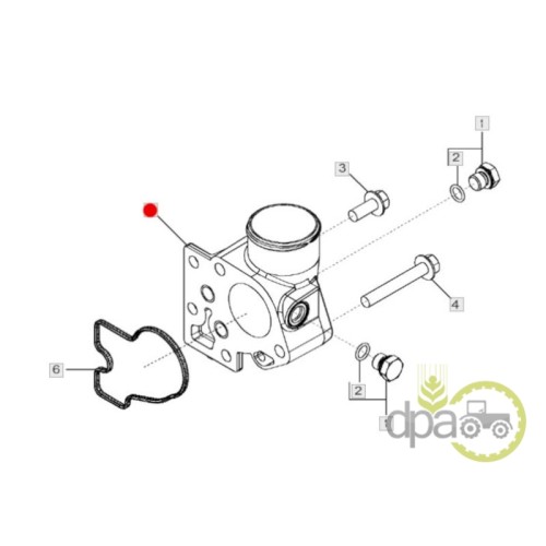 CARCASA TERMOSTAT