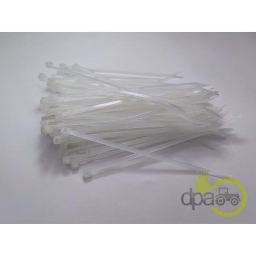 COLIER PLASTIC ALB 3.6X150MM
