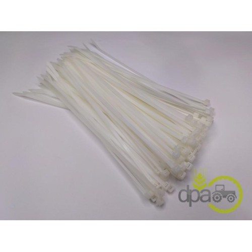 COLIER PLASTIC ALB 4.8X250MM