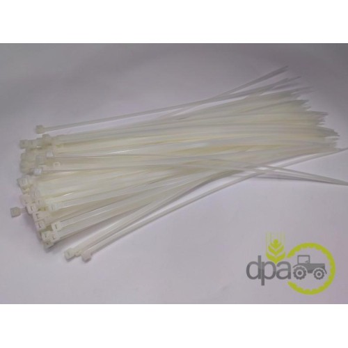 COLIER PLASTIC ALB 4.8X380MM