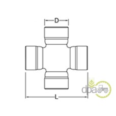 CRUCE CARDAN 27X71.5