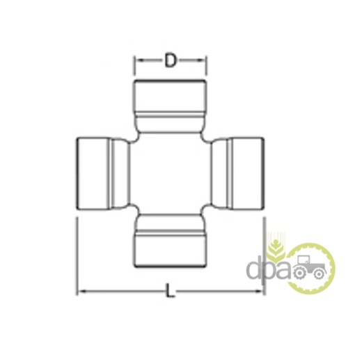CRUCE CARDAN 27X71.5