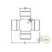CRUCE CARDAN 30.17X92