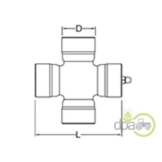 CRUCE CARDAN 30.2X82