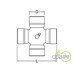CRUCE CARDAN 32X76