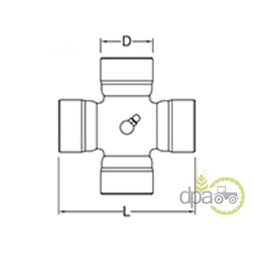 CRUCE CARDAN 34.92X94