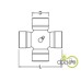 CRUCE CARDAN 35X97