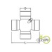 CRUCE CARDAN 39.69X115.9