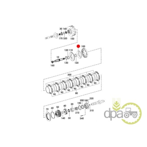 DISC AMBREIAJ TRANSMISIE