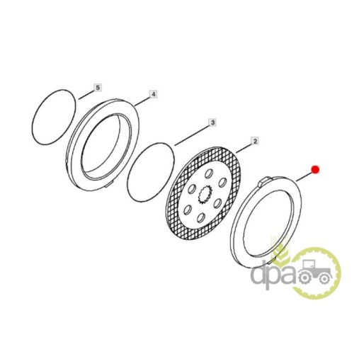 DISC FRANA INTERMEDIAR 18MM