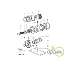 DISC INTERMEDIAR AMBREIAJ PUNTE FATA