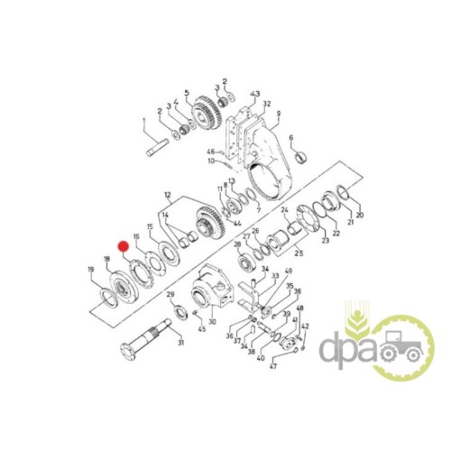 DISC INTERMEDIAR AMBREIAJ PUNTE FATA