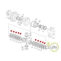 DISC INTERMEDIAR AMBREIAJ PUNTE FATA