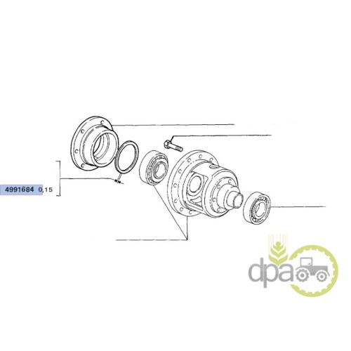 DISTANTIER CARCASA DIFERENTIAL 0.15MM