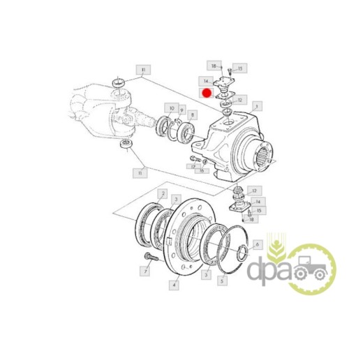 DISTANTIER PIVOT 0.40MM