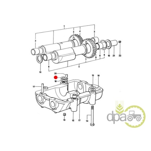 DISTANTIER SISTEM ECHILIBRARE MOTOR 0.1MM
