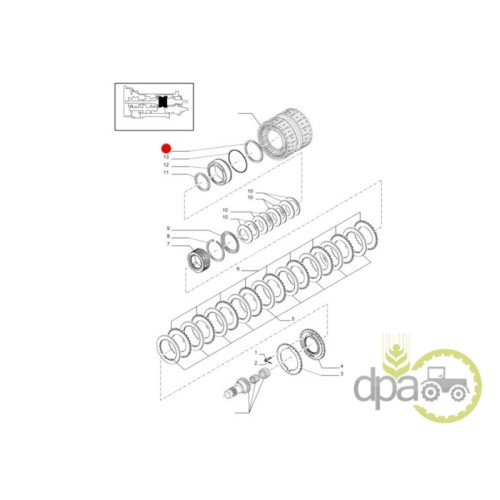GARNITURA AMBREIAJ TRANSMISIE