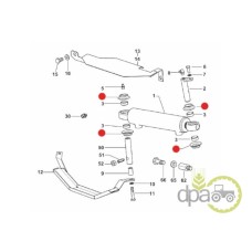 GARNITURA BOLT CILINDRU DIRECTIE
