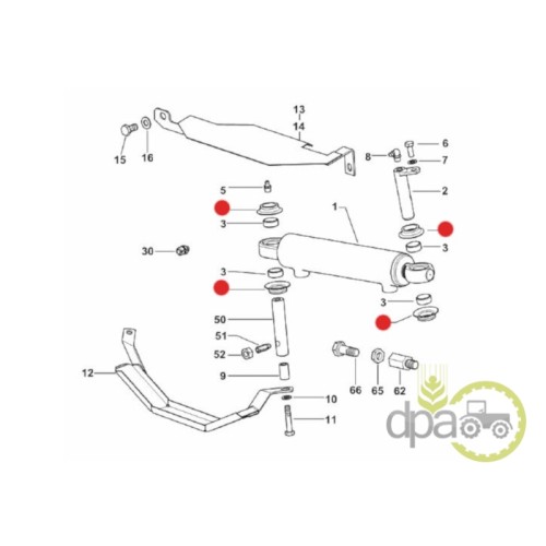 GARNITURA BOLT CILINDRU DIRECTIE