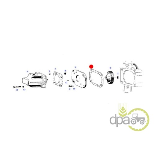 GARNITURA CAPAC POMPA HIDRAULICA