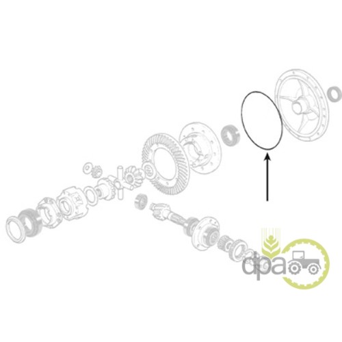 GARNITURA CARCASA DIFERENTIAL SPATE