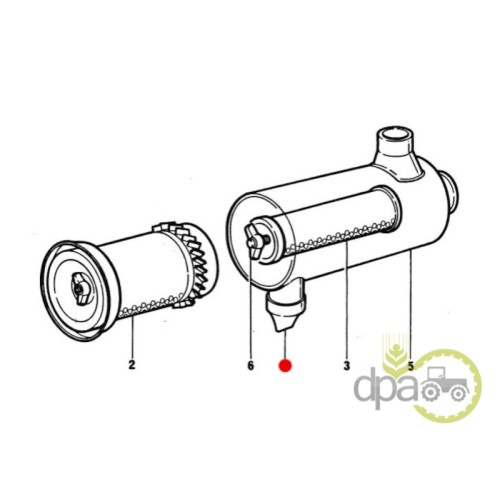 GARNITURA CARCASA FILTRU AER