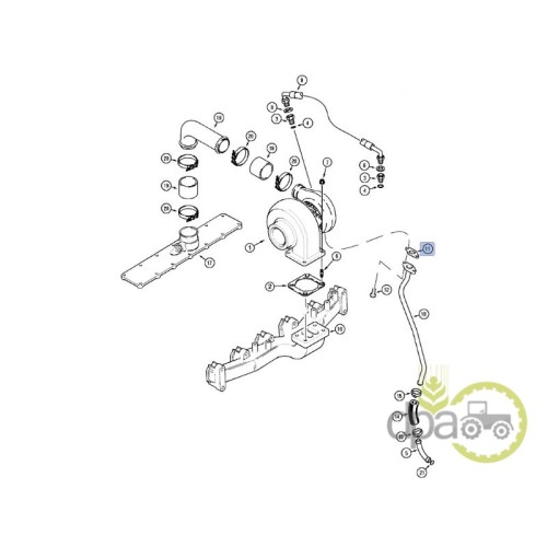 GARNITURA CONDUCTA TURBOSUFLANTA