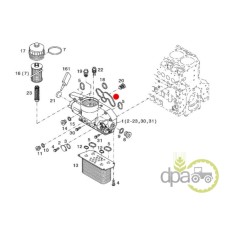 GARNITURA SUPORT FILTRU ULEI MOTOR