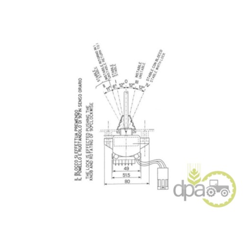 JOYSTICK RIDICARE HIDRAULICA