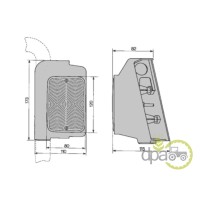 LAMPA SEMNALIZARE STANGA FATA