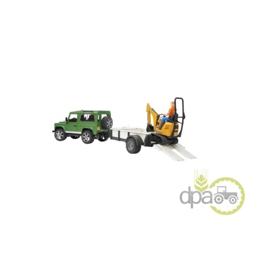 MASINA DE TEREN CU REMORCA SI EXCAVATOR