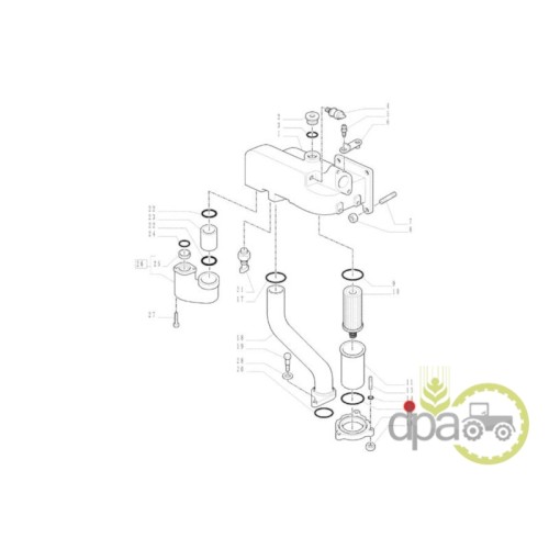 ORING CARCASA FILTRU HIDRAULIC
