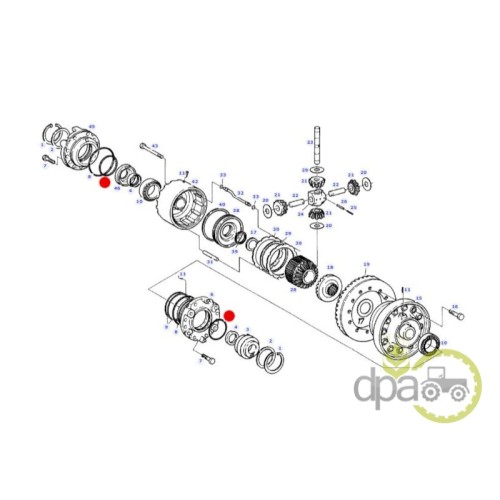ORING DIFERENTIAL SPATE