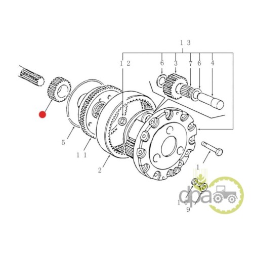 PINION PLANETAR FATA