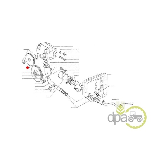 PINION POMPA HIDRAULICA PRIZA PUTERE